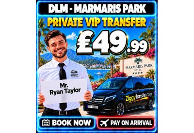 Dalaman to Marmaris Park Hotel Marmaris (İçmeler)